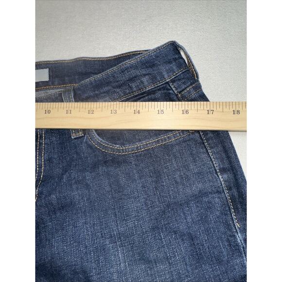 Levi's 515 Jeans Women's 8 Boot Cut Mid Rise Dark Wash Denim Stretch 31x29 - Picture 2 of 8